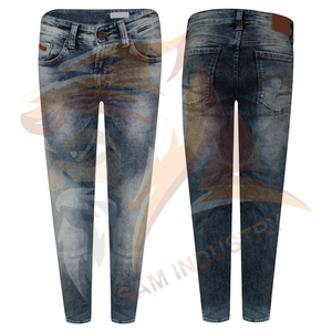 New Arrival OEM Serviced <b>Summer</b> Men's Denim <b>Pants</b> Unique Design High Street Style High Quality Men Denim <b>Pants</b> - Product Image 6
