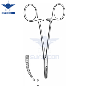 Pinza Hemostática Quirúrgica Halsted-Mosquito Artery Forcep de 12.5 cm / 5 Pulgadas con Dientes Curvos 1:2, Instrumento de Acero Inoxidable de Primera Calidad - Product Image 5
