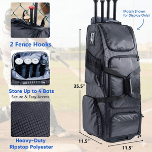 Bolsa de béisbol de alta calidad, fácil de transportar para equipos deportivos, ligera, con bolsa para softbol, impresión personalizada. - Product Image 6