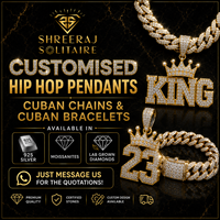 Pendentif Lion Hip Hop en Argent 925 Plaqué Or avec Moissanite, Entièrement Sertie de Pierres VVS, Personnalisable, Unisexe, Certifié par une Tierce Partie