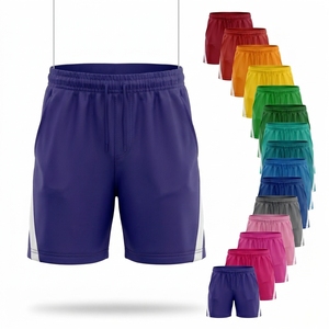 Breathable Quick Dry Plain Blank Gym Sports Shorts Custom Brand Name Printed Lightweight Running Weightlifting <b>Elastic</b> Shorts - Product Image 1