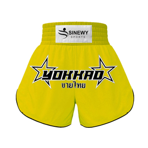 High Quality 100% <b>Polyester</b> Muay Thai MMA <b>Shorts</b> Kids Kickboxing <b>Short</b> Boxing <b>Shorts</b> Martial Arts Wear Muay Thai - Product Image 2