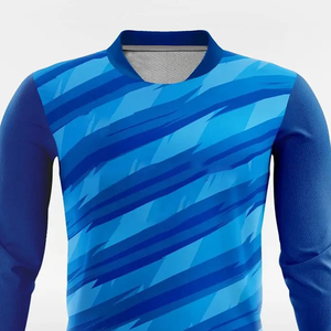 เสื้อเจอร์ซีย์ซับลิเมชั่นสั่งทำพิเศษสำหรับผู้ชาย คุณภาพเยี่ยม ระบายอากาศได้ดี แขนยาว ผลิตจากโพลีเอสเตอร์ 100% แห้งเร็ว ปรับแต่งได้ - Product Image 3