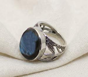 Bague en argent sterling 925 vintage avec labradorite, cadeau classique pour un usage quotidien, pour femmes et hommes - Product Image 5