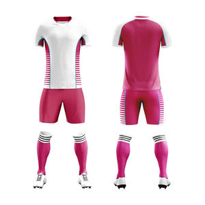 Ensemble de maillots de football professionnels personnalisés en gros, séchage rapide, sublimation, pour hommes, grandes tailles, shorts antibactériens et respirants - Product Image 3