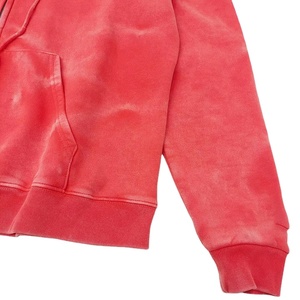 เสื้อฮู้ดดี้ผ้าฟลีซคอตตอนทรงปกติ ซิปสีแดง แต่งลายปักโลโก้ตามสั่ง เนื้อผ้าหนา กันน้ำ สำหรับผู้ชาย ใส่ได้ในฤดูหนาว เป็นมิตรต่อสิ่งแวดล้อม - Product Image 3