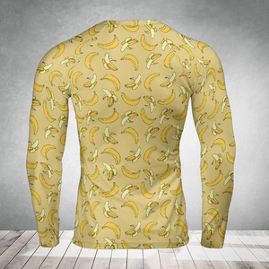 เสื้อรัดรูปแขนยาวระบายอากาศแห้งเร็วสำหรับผู้ชาย เหมาะสำหรับบราซิลเลียนยิวยิตสู MMA ยิม ฟิตเนส - Product Image 2