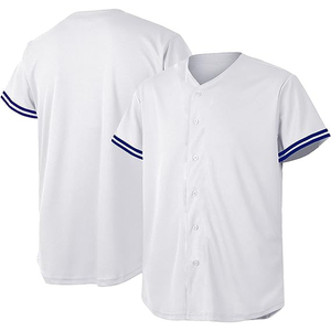 Camiseta de Béisbol Personalizada de Talla Grande, Uniforme Deportivo Personalizado con Sublimación, Camiseta Blanca para Hombres, Mujeres y Niños - Product Image 2