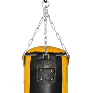 Sacs de frappe de boxe en cuir robustes les plus vendus, sacs de frappe de boxe en cuir PU personnalisés, sacs de frappe de boxe lourds - Product Image 4