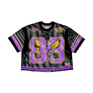Camiseta Deportiva Personalizada con Estampado Completo y Bordado, Jersey de Fútbol Americano de Alta Calidad, Sublimación, Malla Transpirable, Corte Recto - Product Image 4
