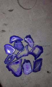 Cristales de ágata multi-druzy semipreciosos 100% naturales, rodajas pulidas de gran tamaño, piedras preciosas sueltas para la fabricación de joyas y decoración. - Product Image 2