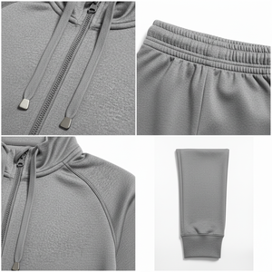 Nouvel ensemble de survêtement unisexe respirant à manches longues, col montant, fermeture à cordon, poids moyen, pour le football, de style New Jersey - Product Image 3