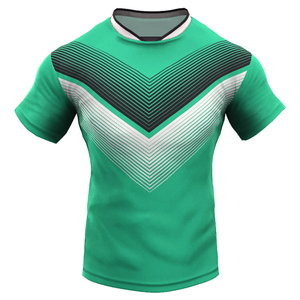 Ensembles d'uniformes de rugby respirants de haute qualité pour garçons, grandes tailles, vente en gros, maillots et shorts sublimés cousus, design imprimé 100% - Product Image 2