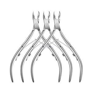 Juego de Cortacutículas de Triple Resorte, Profesional, de Acero Inoxidable, Paquete al por Mayor para Salón de Belleza y Venta al por Mayor - Product Image 1