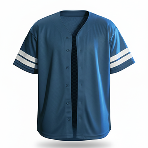 Camiseta de béisbol transpirable de alta calidad, último diseño, que absorbe la humedad, precio económico, ropa deportiva y camiseta de béisbol para exteriores. - Product Image 1