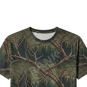 เสื้อยืดล่าสัตว์สีตามสั่ง รับผลิตเสื้อยืดล่าสัตว์สำหรับกิจกรรมกลางแจ้งแบบ OEM พร้อมบริการติดฉลากส่วนตัว มีจำหน่ายจำนวนมาก - Product Image 5