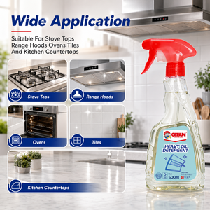 Détergent à l'huile lourde Getsun, dégraissant <span class=keywords><strong>pour</strong></span> cuisine, spray nettoyant, éliminateur de graisse, nettoyage en profondeur des taches sur les hottes, les cuisinières et les fours - Product Image 4