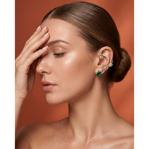 Fashion Cuff Earrings-Savita Traditional Indian Ethnic Artificial Jewellery - Product Image 1