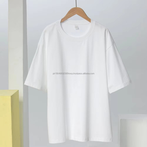 Directo de fábrica Últimos modelos de camisetas de gran tamaño Personalizable Color sólido Alta calidad 260 gramos Tela O-cuello Corto Estampado alto - Product Image 1