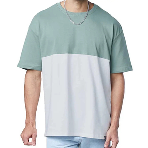 เสื้อยืดโอเวอร์ไซส์ผู้ชาย ผ้าฝ้าย 100% ระบายอากาศได้ดี เนื้อผ้านุ่ม สวมใส่สบาย ทรงหลวม แขนสั้น เหมาะสำหรับใส่ในฤดูร้อน แฟชั่นลำลองประจำวัน - Product Image 4