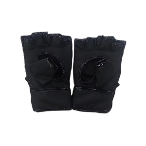 Gants d'entraînement MMA Demi-doigts en cuir pour fermeture Léger Respirant Ajustement universel - Product Image 3