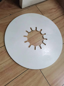 Plaque de lubrification ronde manuelle blanche de 10 pouces <span class=keywords><strong>pour</strong></span> quincaillerie de remorque, étanche, en PP+, avec patin coulissant, emballée <span class=keywords><strong>pour</strong></span> attelage de <span class=keywords><strong>camping</strong></span>-<span class=keywords><strong>car</strong></span> - Product Image 6