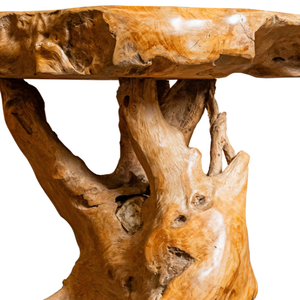 Table basse artisanale antique durable en teck rustique de luxe, collection ARTERRA, pour salon. - Product Image 2
