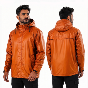 <b>Lightweight</b> Stand Collar <b>Men's</b> <b>Jackets</b> Casual Outdoor Winter <b>Jacket</b> <b>Men</b> Windproof Waterproof Custom logo <b>Rain</b> Coat - Product Image 1