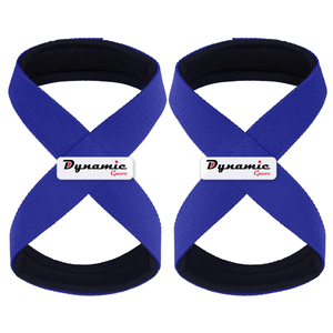 Correas de Neopreno y Algodón con Forma de Figura 8, Ajustables, Ecológicas y Ligeras, Soporte para Muñeca para Levantamiento de Pesas - Product Image 2