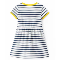 Robe tunique maxi pour filles, imprimé animal, style preppy, poches, mode automne, col rond, manches longues, légèrement extensible, 100% coton