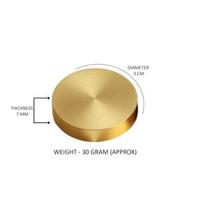 Moneda de Latón de 30 g (por Unidad), Moneda de Latón para Equilibrio, Remedio Vastu - Product Image 2