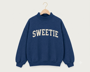 Sweat-shirt à col montant pour femme en mélange de coton brossé doux, pull-over, fabricant de vêtements OEM ODM - Product Image 2