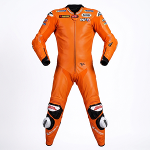 Traje de Motociclismo de Una Pieza Hafizh Syahrin MotoCP, Traje de Carreras Profesional con Armadura de Nivel 2 CE - Product Image 1