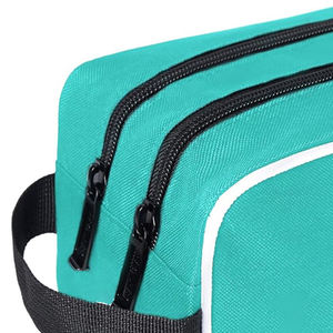 Pochette de toilette unisexe écologique personnalisée pour le hockey sur glace avec broderie du logo de l'équipe, 100% polyester, pour les joueurs de sport - Product Image 6