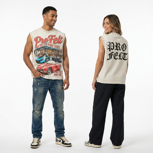 Débardeur ample et respirant, style vintage, imprimé personnalisé, sans manches, streetwear, graphique, été, coton - Product Image 2