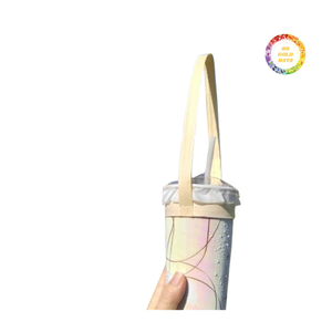 Poignée de tasse en bambou minimaliste et simple, couleur naturelle, écologique, accessoire réutilisable pour tasse - Product Image 1