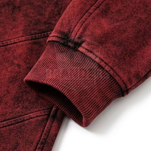 Premium Men Acid Wash Tracksuit Full Zipper Hooded Jacket <b>Matching</b> Tapered <b>Joggers</b> Relaxed Fit Casual Sportswear <b>Set</b> - Product Image 5