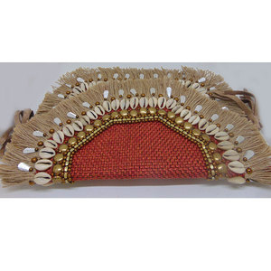 Bolso de Mano Tipo Clutch Bohemio, Hecho a Mano, de Inspiración Tribal Boho Gypsy Étnica Banjara, Estilo Vintage Indio, para Mujer, con Detalles Tradicionales - Product Image 2