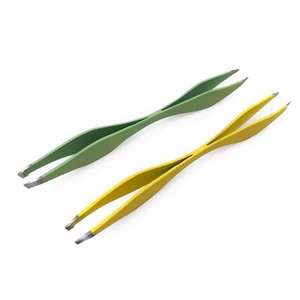 Pinzas de Cejas Profesionales de Doble Cara, Delgadas y Pulimentadas, de Acero Inoxidable de la Mejor Calidad - Product Image 2