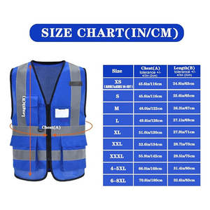 Chaleco de Trabajo Profesional con Detalles Reflectantes, Múltiples Bolsillos, Ropa de Trabajo para Exteriores, Duradero, Cómodo, Ajuste Diario, Chaleco de Seguridad - Product Image 2
