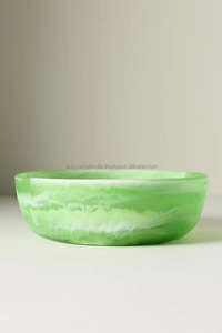 Colección de Tazones Redondos Clásicos de Resina Epoxi Disponibles en Varios Colores para Comer, Servir y Decorar la Cocina a Diario - Product Image 3