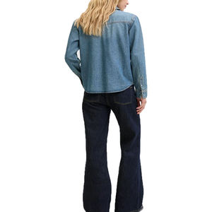 Nuevos Pantalones Vaqueros Elásticos de Talla Grande para Mujer, Transpirables, Tipo Cargo, de Gran Tamaño, Venta al por Mayor de Fábrica, Buena Calidad - Product Image 4