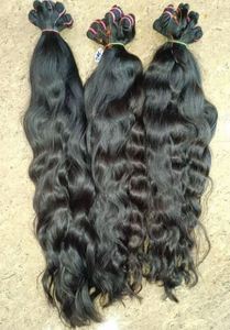 Extensiones de Cabello Humano Natural Indio Rizado sin Pegamento, de Alta Densidad y Larga Duración - Product Image 2