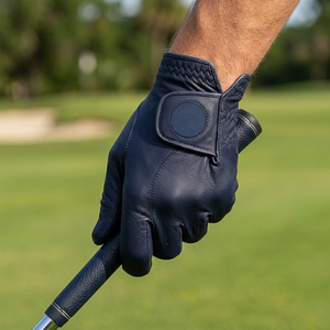 Gants de golf respirants en cuir Cabretta véritable pour hommes avec logo personnalisé, antidérapants, pour la main gauche et droite, adaptés aux sports - Product Image 6