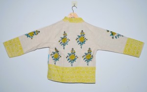 Veste bohème décontractée en coton écologique faite à la main, imprimée à la main, à fleurs, pour femmes, Handloom Haven, toutes saisons - Product Image 6