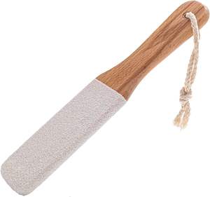 Râpe à pieds ergonomique en bois de hêtre UBI, double face, avec papier abrasif, anti-callosités, durable et résistant aux bris, pour usage domestique - Product Image 5