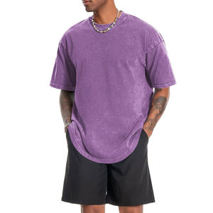 Nouveauté T-shirts d'été pour hommes effet vieilli, coupe ample, séchage rapide, coupe classique, haute qualité, prix bas - Product Image 5