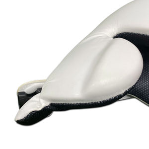 Casco Integral de Cuero PU, Protector de Cabeza Unisex para Adultos, Casco Deportivo para Motocicleta, Color Sólido, Universal para Todas las Temporadas - Product Image 6