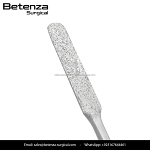 Râpe nasale chirurgicale Betenza en acier inoxydable de 19 cm, revêtement diamanté, pour rhinoplastie ORL - Product Image 3
