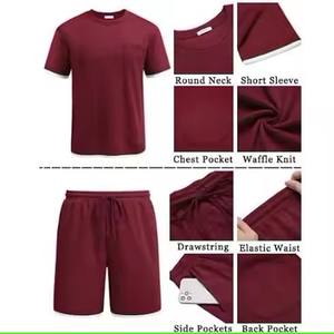 Conjunto Deportivo de Verano para Hombre, Tallas Grandes, Personalizado, Transpirable, Ligero, de Algodón, Secado Rápido, con Logotipo Personalizado - Product Image 2